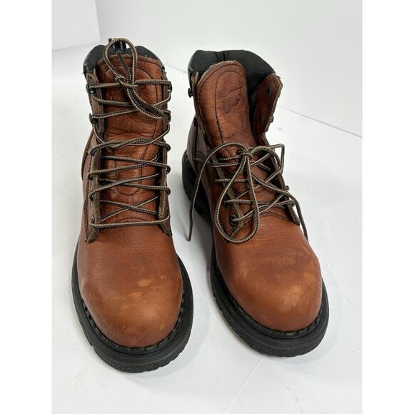 Red Wing 2326 Steel Toe Work Boots Brown Leather USA Mens 6 ASTM main image 6